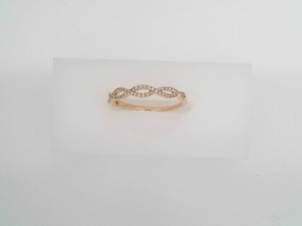 Lady's Yellow 14 Karat Fashion Ring DIAMONDTDW 1/7