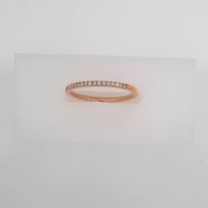 10KT ROSE GOLD RINGTDW 1/10