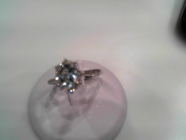 10 K W/G 7X5 OV 1/4 CTW DIAMOND RING