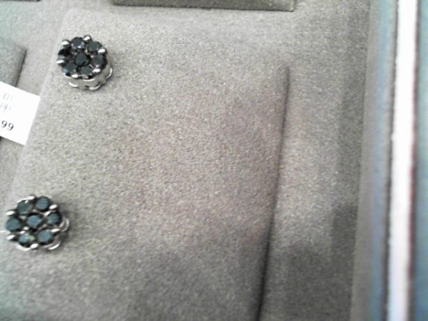 BLACK DIAMOND EARRING2.O CTW