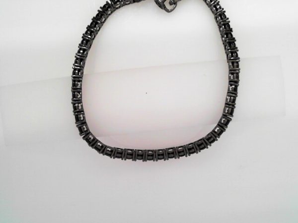 SPINEL BRACELET BLK RHODIUM IN S.SLIVER16.00 TDW EACH