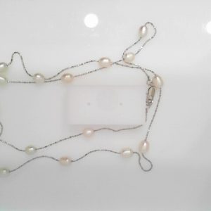 Code: S00836 inch Station necklace - white$6