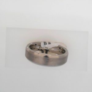 Cobalt 6 mm Beveled-Edge Band with Satin Finish Size 10