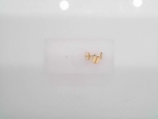 6 MM ROUND SCREW DESING STUD EARRINGS  

TOTAL WEIGHT = 0.79