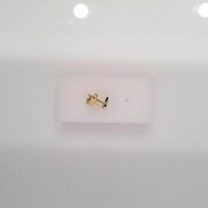 SHOOTING STAR STUD EARRINGS   TOTAL WEIGHT = 0.73 GRAMS
