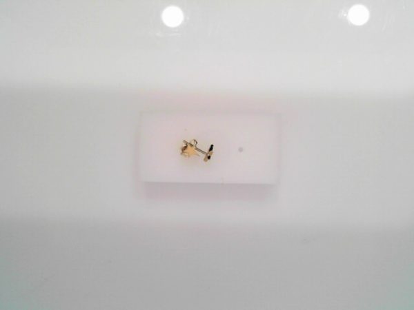 SHOOTING STAR STUD EARRINGS   TOTAL WEIGHT = 0.73 GRAMS