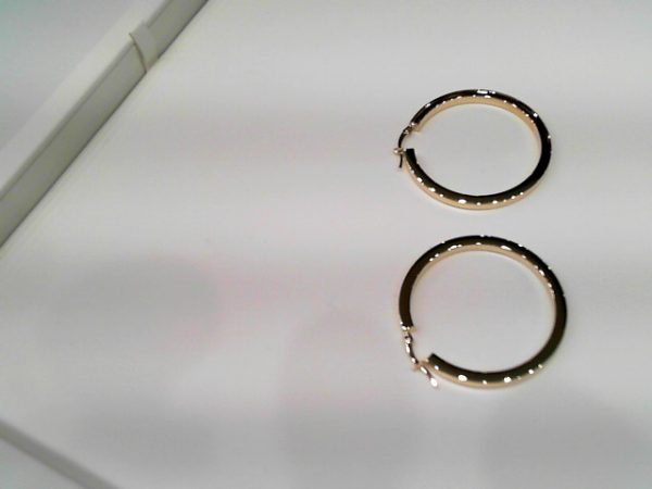 3*40 mm square tube HPhoop earrings