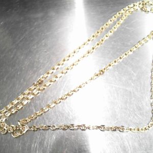 14K YG 2.95MM CABLE CHAIN