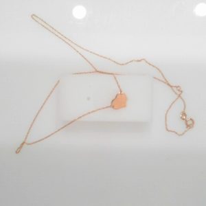 MINI HEART ADJUSTABLE NECKLACE TOTAL WEIGHT =0.95 GRAMSLENGTH =18