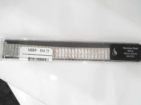 16-20 mm Stainless Curved, Spring End-Expansion Band