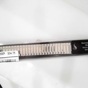 16-20 mm Stainless Straight, Spring End-Expansion Band