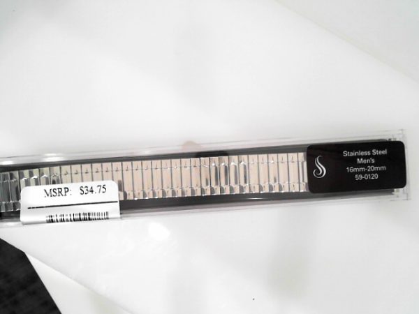 16-20 mm Stainless Straight, Spring End-Expansion Band