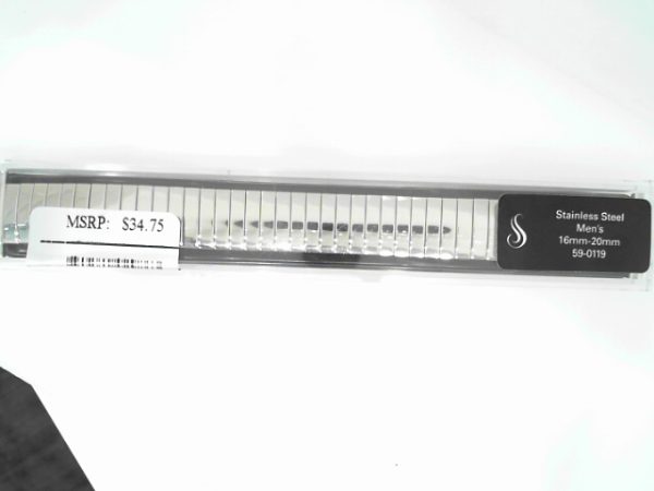 16-20 mm Stainless Straight, Spring End-Expansion Band