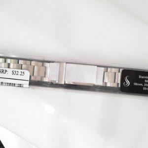 18-20-22 mm Stainless Multi-End Piece Link Band