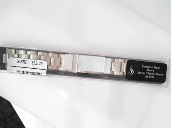 18-20-22 mm Stainless Multi-End Piece Link Band