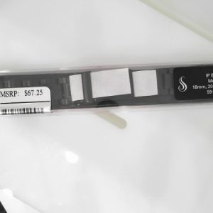 18-20-22 mm Black/White Multi-End Piece Link Band