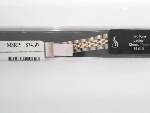 12, 14 mm Two-tone Multi-End Piece Link Band