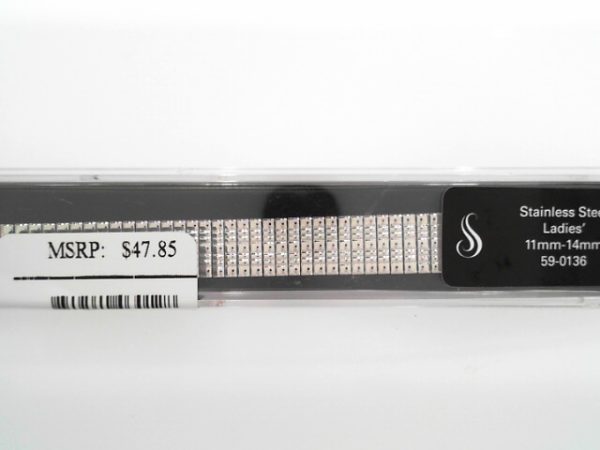 11-14 mm Stainless Straight, Spring End-Expansion Band
