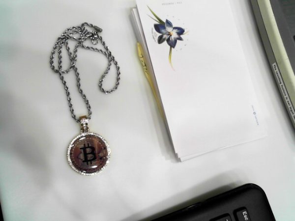20: Stainless STeel 2.5MM Rope Chain + Bitcoin Pendant