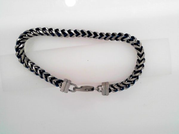 STEEL IP BLUE H-BONE BRAC