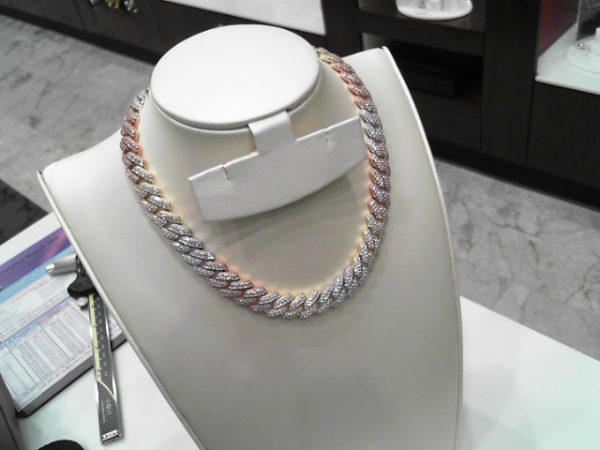 TRI COLOR 13MM 16" CUBAN MONACO