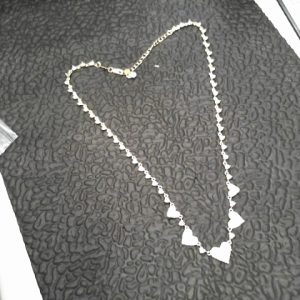 kate 39 Heart Tennis NecklaceY/G16"