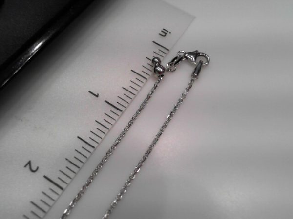 White Ss Cable Link Chain Length 18 ADJ