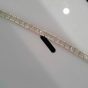 CZ TENNIS BRACELET26.6 GMSLEANTH 8"