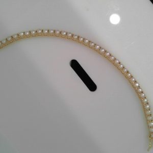PEARL  BRACELE12.4 GMS