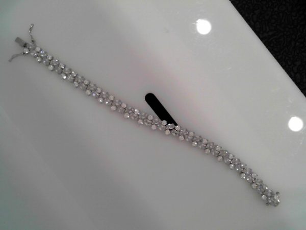 CZ TENNIS  BRACELE15.4 GMSLEANTH 7"
