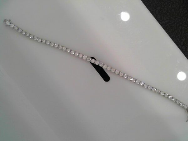 CZ TENNIS  BRACELE13.3 GMSLEANTH 8"