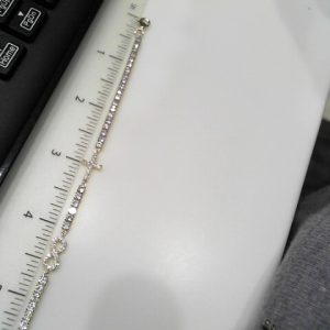 Ss Infinity Cross Bracelet