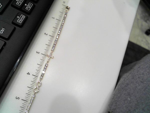 Ss Infinity Cross Bracelet