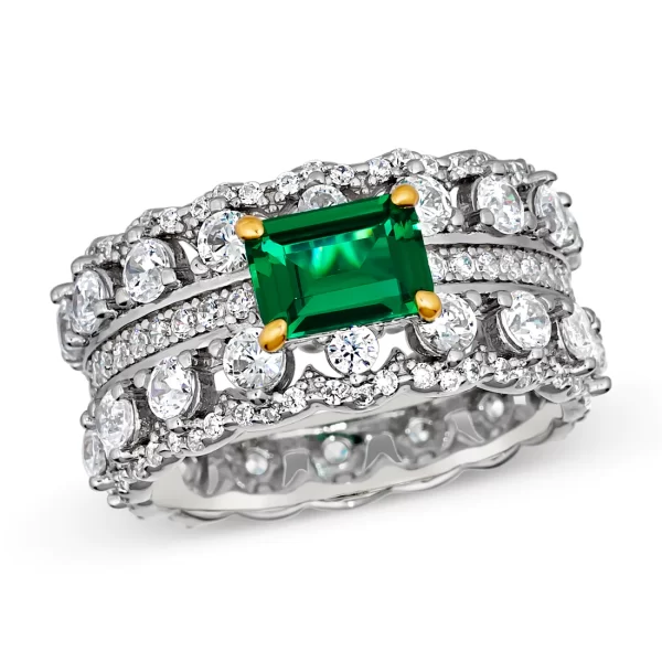 Description
Capture eternal love with our exquisite Amore ring. This stunning piece features a continuous 8 mm band of sparkling gemstones and diamond crystalline, symbolizing everlasting romance and timeless elegance.
Main Stone: Green Emerald
Main St