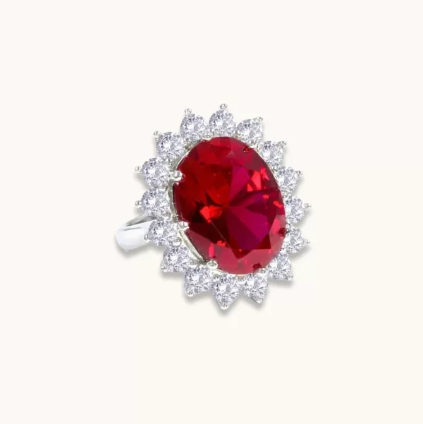Combining classic and contemporary, this ring is a define statement of royalty and class.

Stone Type: Diamond Crystalline
Total Gem Weight: 16tcw
Metal Type: Sterling Silver 925
Metal Finish: Platinum