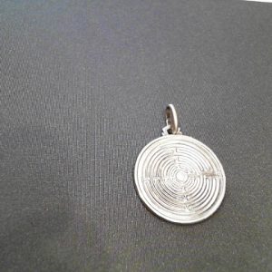 sterling Silver Labyrinth 25 mm
