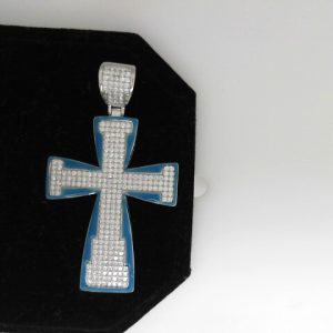 CZ CHARMS  CROSS  11.5   GMS
