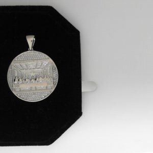 LAST SUPPER  S S GOLD PLATED  7.5  GMS