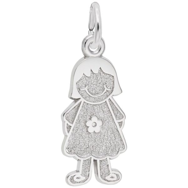 SS GIRL W/DRESS & FLOWER