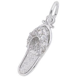 SS SANDAL-SYN WHITE CZ