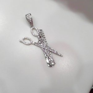SCISSOR COMB PENDANT