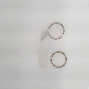 STER, 13 MM, P, ENDLESS TUBE EARRINGS