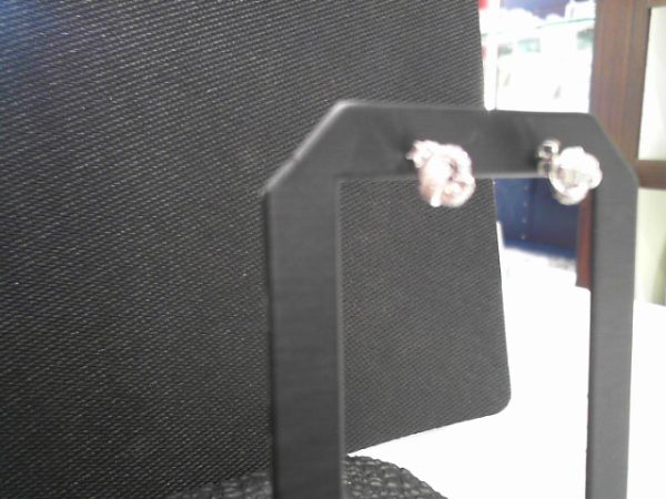 SS CZ KNOT EARRINGS