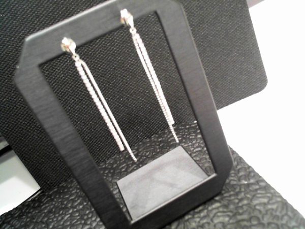 SS MULTI CZ DANGLE EARRINGS