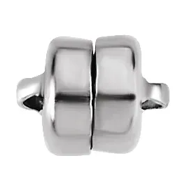 Sterling Silver Magnetic ClaspUnit                          EachDescription               Magnetic Clasp without Spring RingWeight:                            	0.2829 DWT (0.44 grams)Clasp Type:                     	Magnetic ClaspApprox. Len