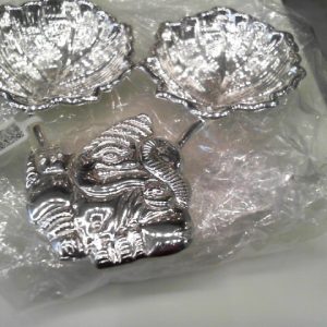 silver kumkum plate41.43 gms
