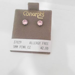 5MM PINK CZ