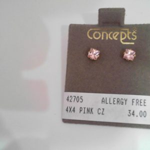4X4 PINK CZ