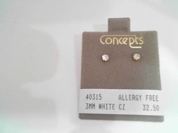 3MM WHITE CZ